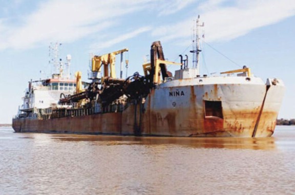 caru dragado del rio uruguay