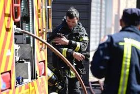 Bomberos por incendio