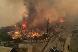 incendios fuera de control
