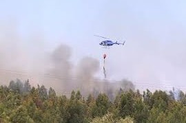 magnitud del incendio en Melilla